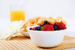 Early breakfast.