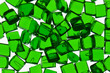 grün-transparentes Polymer