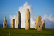 Dolmens in frot of the sea