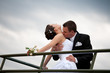 young wedding couple