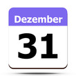 Kalender - Dezember 31