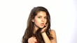 Video: Sexy woman looking, posing and smiling Sexy woman looking, posing and smiling