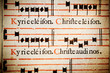 Foto: Kyrie Eleison. Christe eleison Kyrie Eleison. Christe eleison