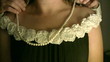 Romantic surprise with pearl necklace