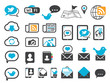 Vector: Modern communication icons Modern communication icons