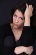 young woman looking sad young woman looking sad