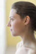 Young woman's profile
