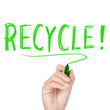 Recycle - recycling text