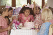 Girls at birthday party