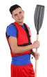 guy with an oar