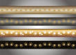 bordüre set in Gold