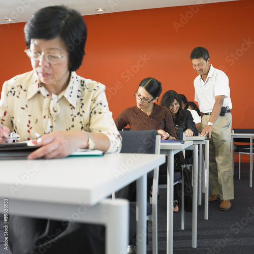 Photo: Group of adults in classroom Group of adults in classroom