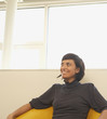Businesswoman smiling
