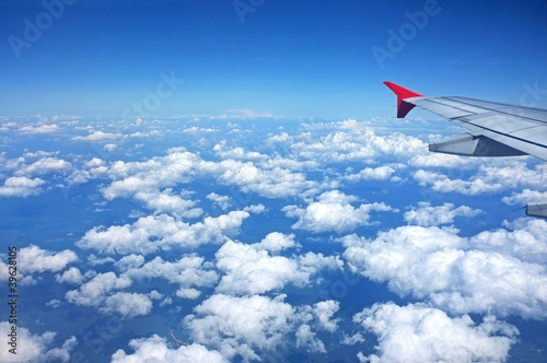 Photo: Blue sky and cloud Blue sky and cloud