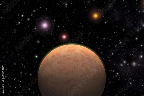 Illustration: alien planet exoplanet alien planet exoplanet