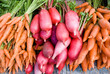 Fresh vegetables market