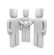 3d people with hands on top of each other 3d people with hands on top of each other