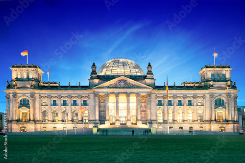 Photo: Reichstag de Berlin - Allemagne Reichstag de Berlin - Allemagne