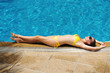 Girl at pool