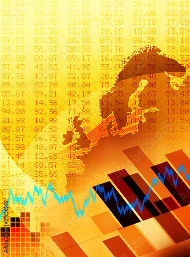 Illustration: stock market cover stock market cover
