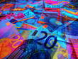abstract euro currency