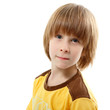 boy little isolated on white background