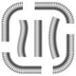 Corrugated drain pipes
