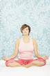 Woman practicing yoga