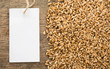 wheat grain on wood texture wheat grain on wood texture