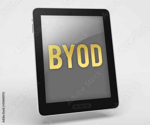 Illustration: Tablet Computer "BYOD - Bring Your Own Device" Tablet Computer "BYOD - Bring Your Own Device"