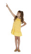 Cute Little Girl Pointing