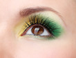 Photo: beautiful female eye with bright make-up beautiful female eye with bright make-up