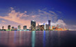 Miami night scene
