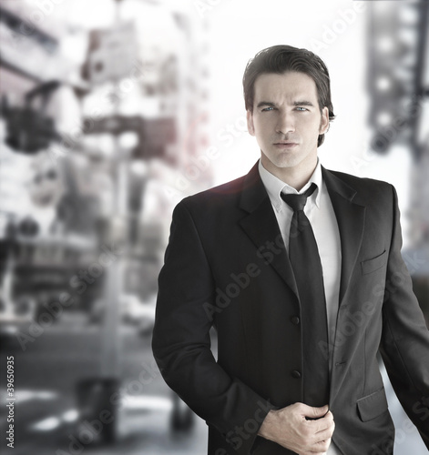 Photo: Upscale dynamic man Upscale dynamic man