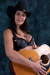 Photo: jeune femme guitariste jeune femme guitariste
