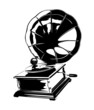 Vintage Gramophone Stencil Vintage Gramophone Stencil