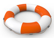 Lifebuoy. Isolated on white