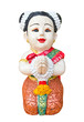 Thai girl sculpture for welcome