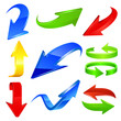 Arrows set. Vector