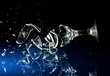 Wine glass breaking