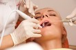 At the dentist's close-up