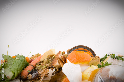 Photo: House waste with copy space image vignetted House waste with copy space image vignetted