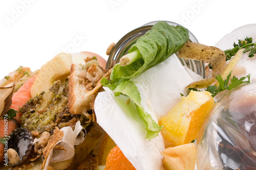 Photo: Domestic garbage with room for your text Domestic garbage with room for your text