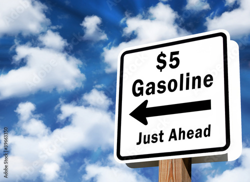 Photo: $5 gasoline coming $5 gasoline coming