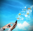 Modern touch screen mobile phone Modern touch screen mobile phone
