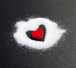 read heart from sugar grains