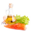 Fresh salmon fish