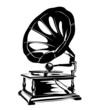 Vintage Gramophone Stencil Vintage Gramophone Stencil