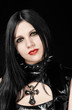Portrait of the girl in Gothic style