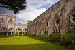 The cloisters of Salisbury cathedral